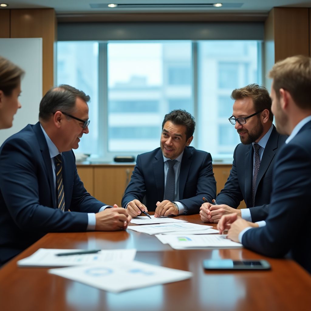 Reunión estratégica con clientes